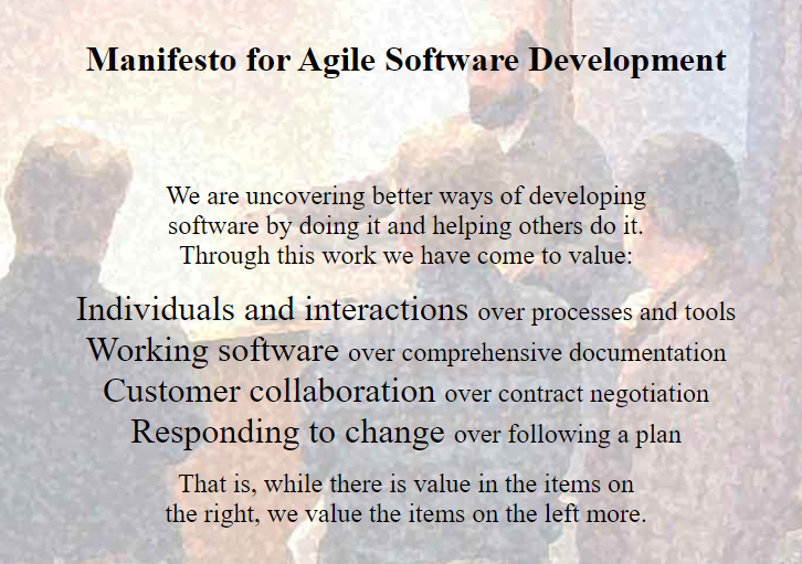 Agile - 4 values