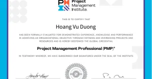 Hoang Vu Duong Lesson Learned PMP