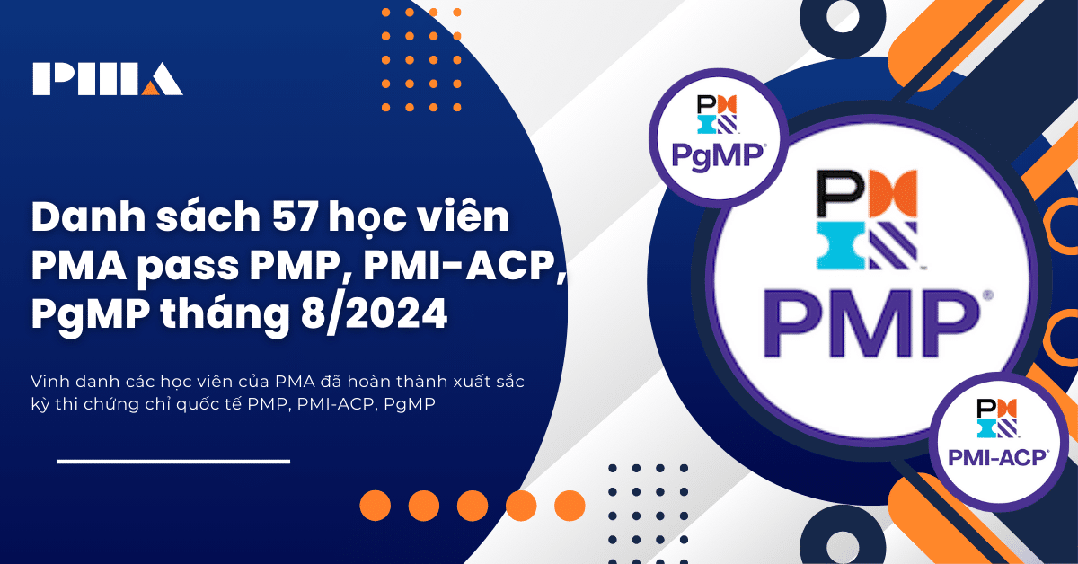 Danh Sách Học Viên Pma Pass Pmp Tháng 8 2024